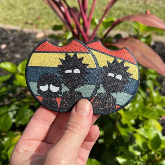 Rick & Morty Car Coaster Set | Car Accessories - Picture 3 of 11